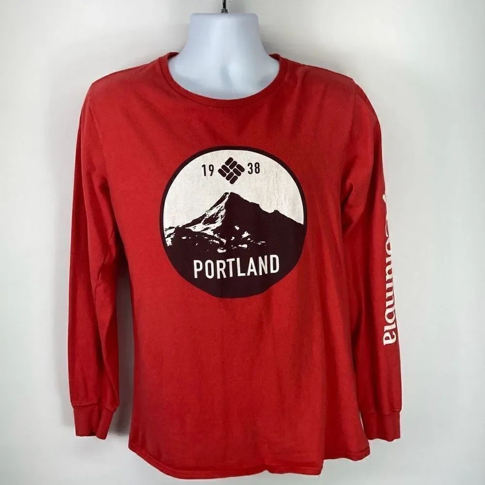 Columbia Portland Long Sleeve Shirt Mens Size Medium